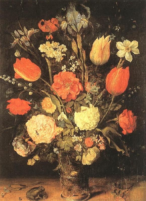 BRUEGHEL, Jan the Elder Flowers gy Sweden oil painting art